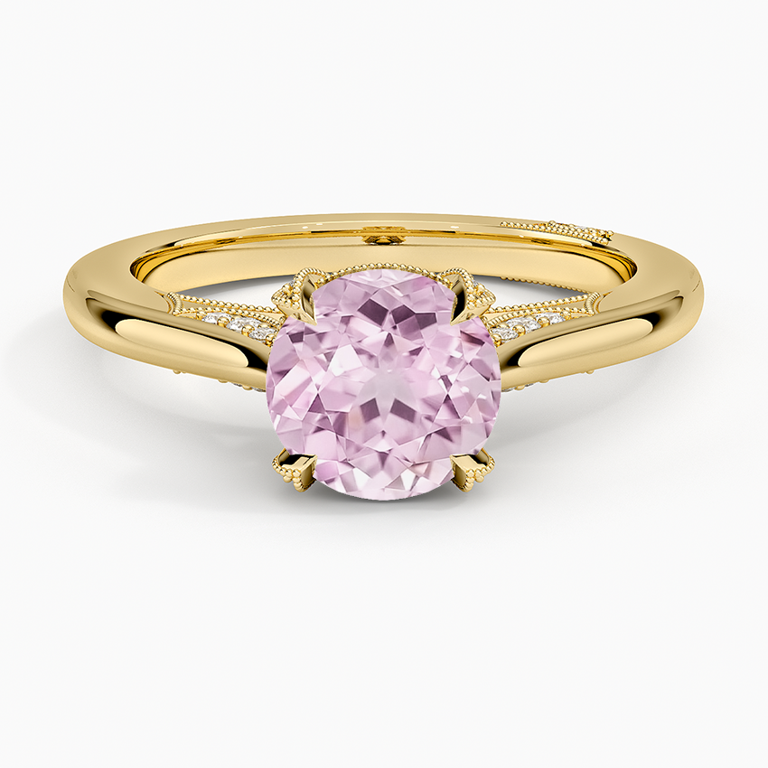 Lab Grown Sapphire Simply Tacori Diamond Ring (1/8 ct. tw.) in 18K Yellow Gold