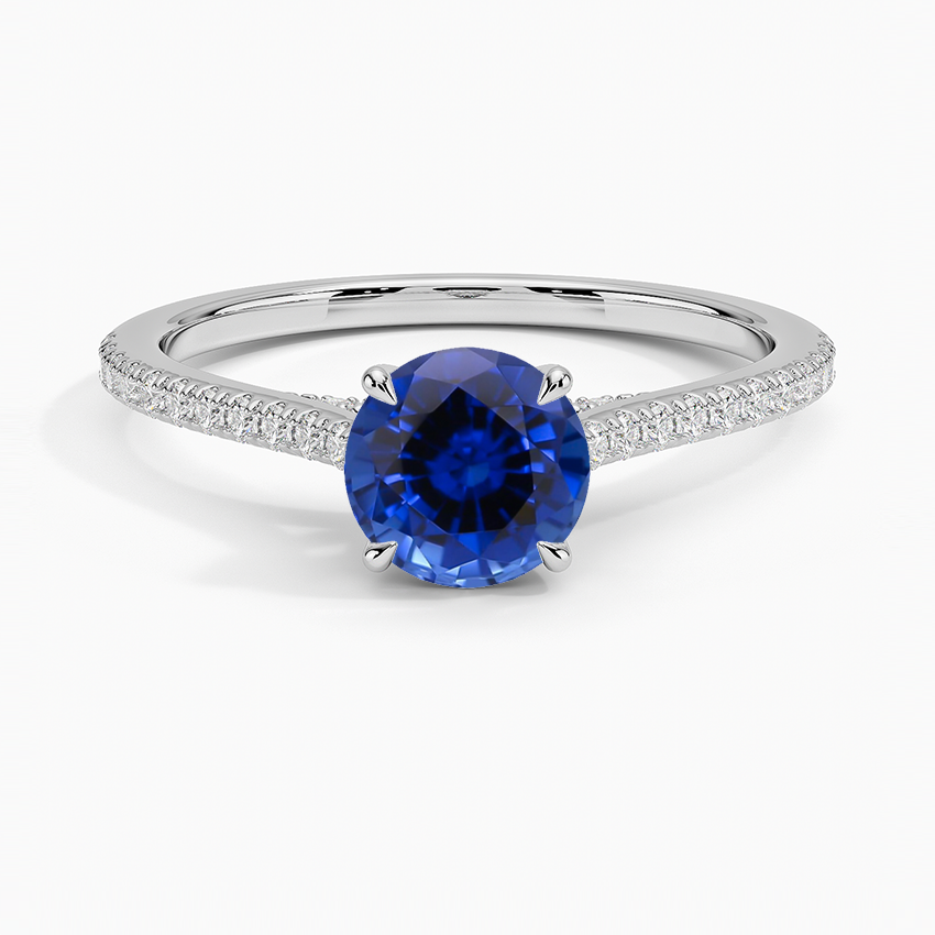 Sapphire Luxe Dawn Diamond Ring in 18K White Gold
