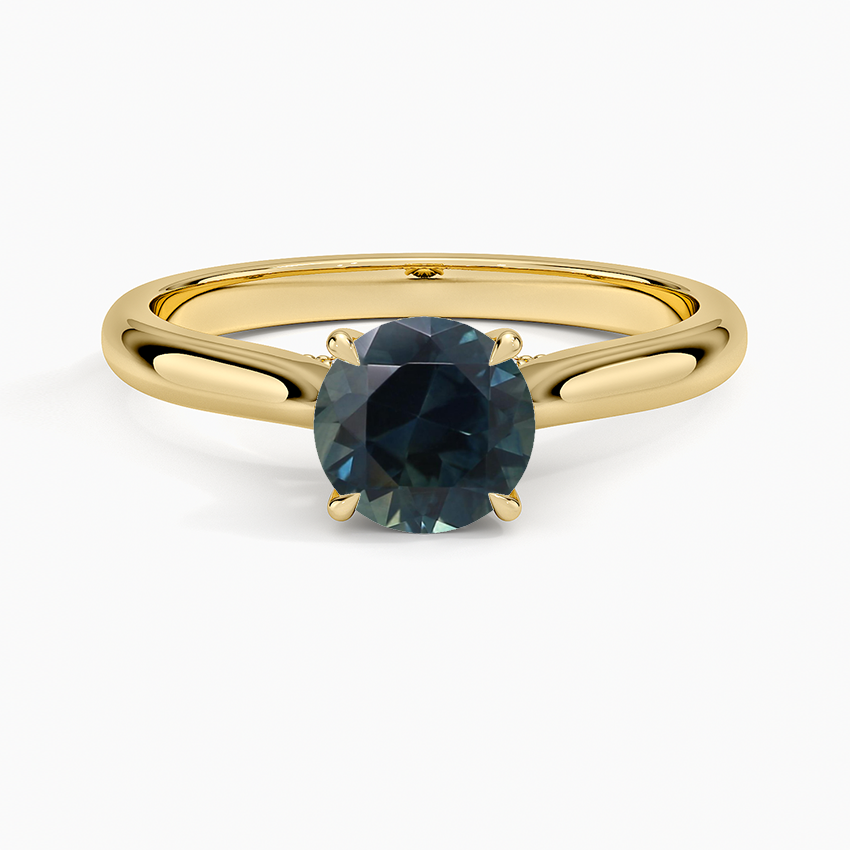 Sapphire Dawn 2mm Diamond Ring in 18K Yellow Gold