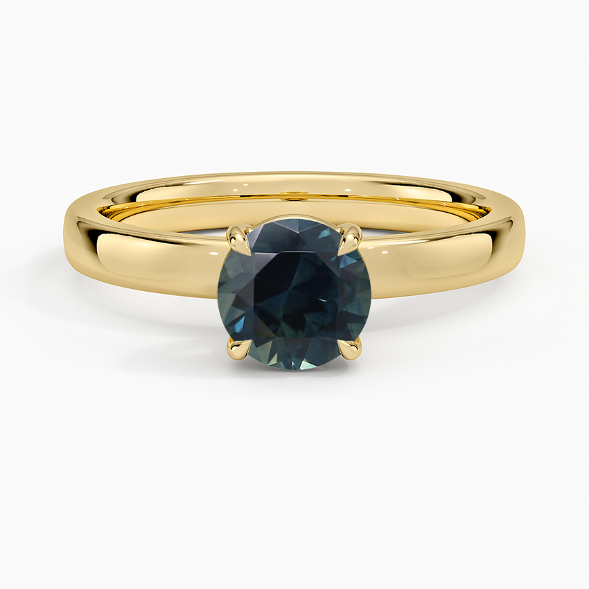 Sapphire Fairmined Perfect Fit Solitaire 2.5mm Ring in 18K Yellow Gold