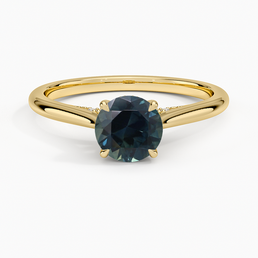 Sapphire Dawn Diamond Ring in 18K Yellow Gold