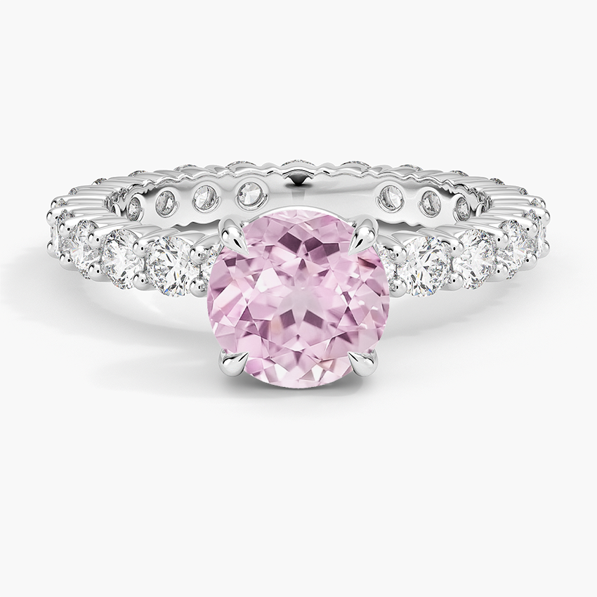 Lab Grown Sapphire Perfect Fit Eternity Diamond Ring (1 1/3 ct. tw.) in 18K White Gold