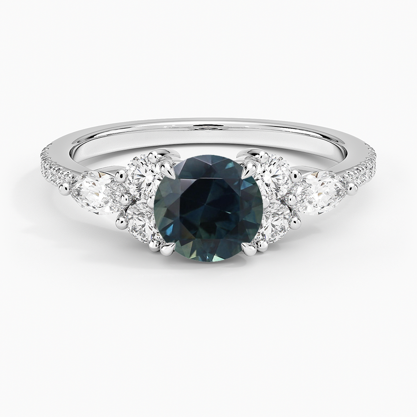 Sapphire Luxe Nadia Pavé Diamond Ring (1/2 ct. tw.) in 18K White Gold