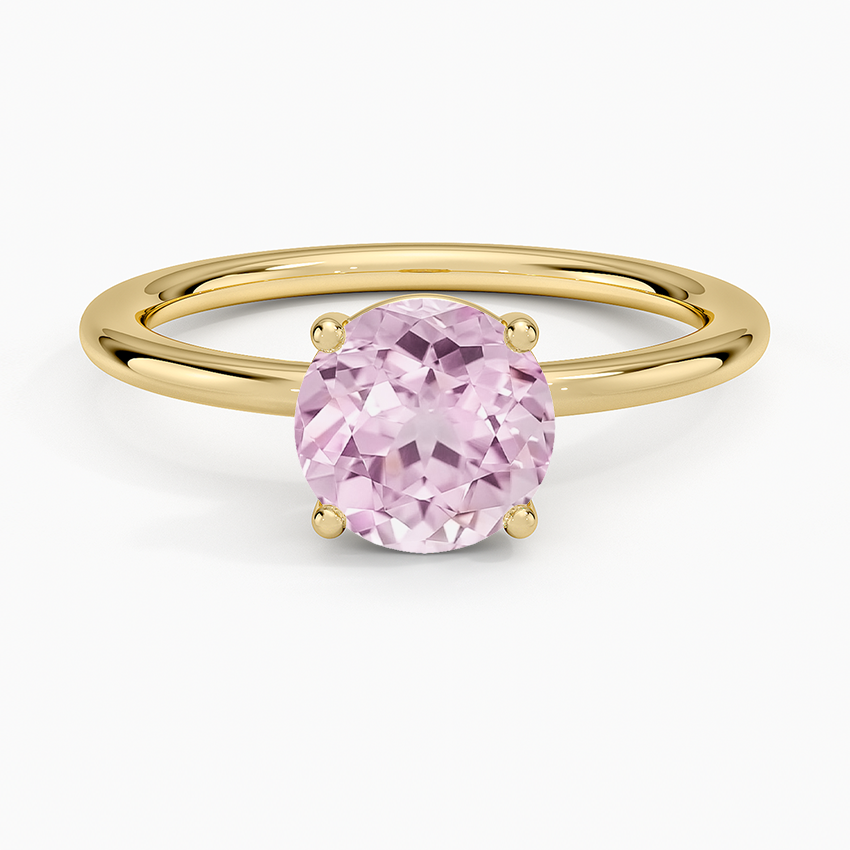 Lab Grown Sapphire Gwen Perfect Fit Solitaire Ring in 18K Yellow Gold