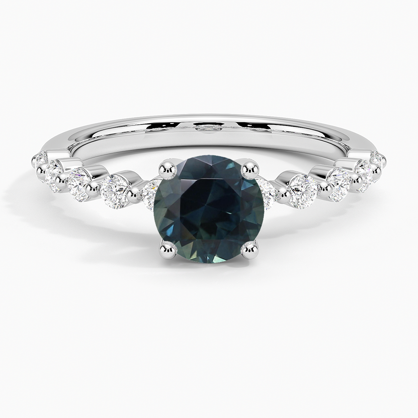 Sapphire Marseille Half Coverage Diamond Ring (1/4 ct. tw.) in 18K White Gold