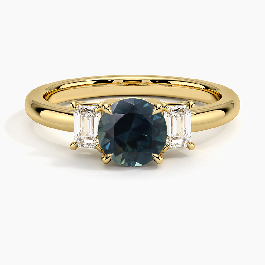 Sapphire Petite Rhiannon Three Stone Diamond Ring (1/4 ct. tw.) in 18K Yellow Gold