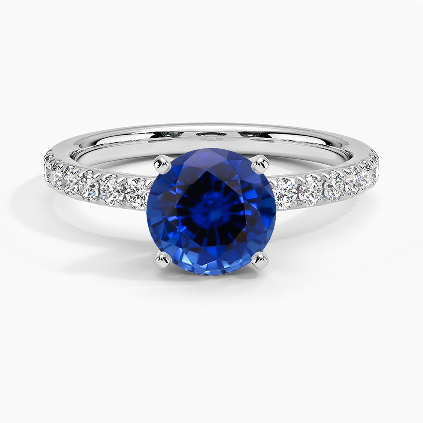 Sapphire Constance Diamond Ring (1/3 ct. tw.) in 18K White Gold