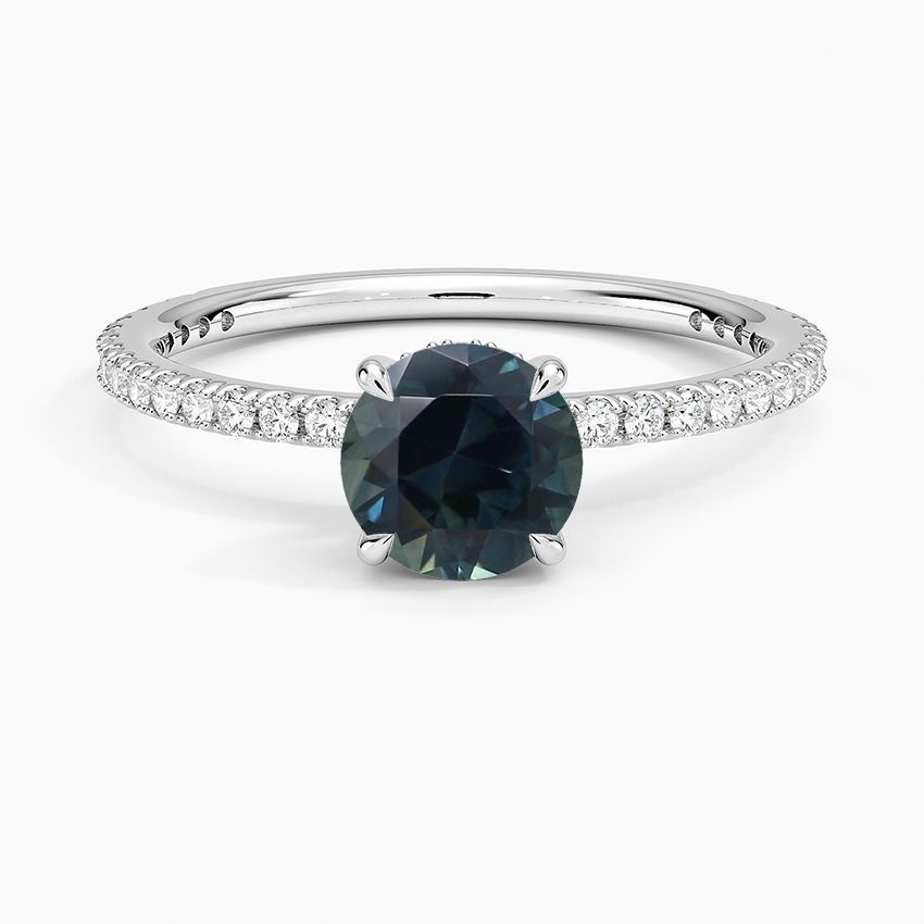 Sapphire Perfect Fit Three-Quarter Diamond Ring (1/4 ct. tw.) in 18K White Gold