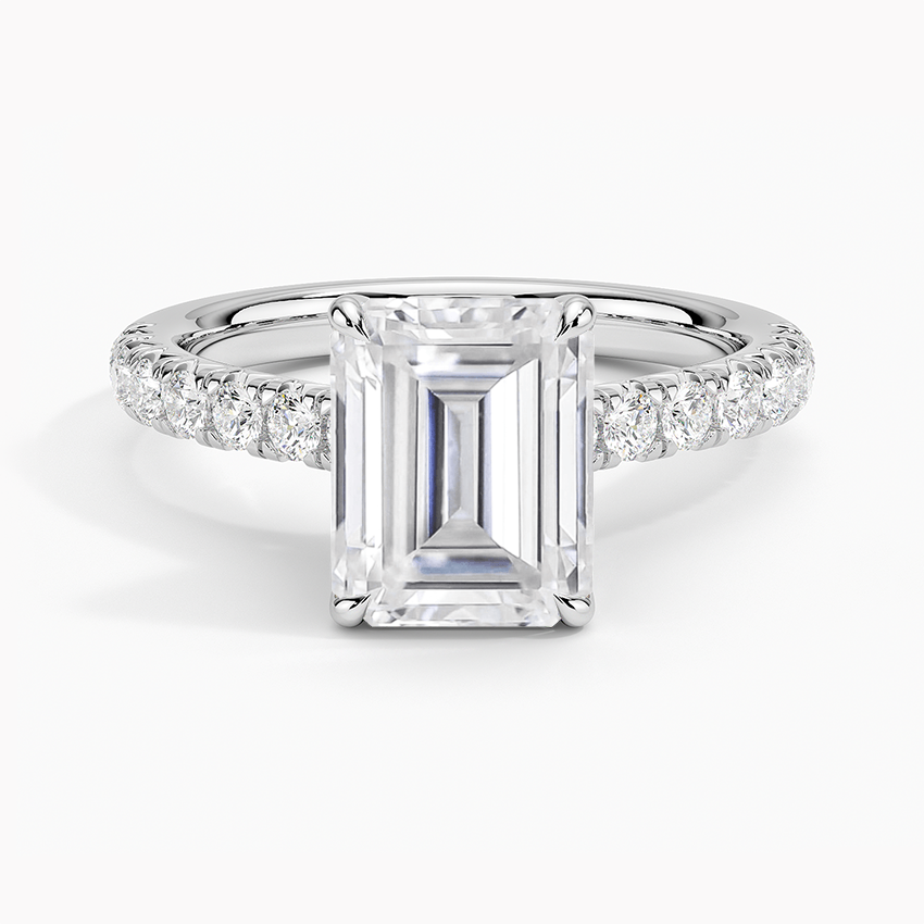 Moissanite Sienna Diamond Ring (3/8 ct. tw.) in 18K White Gold