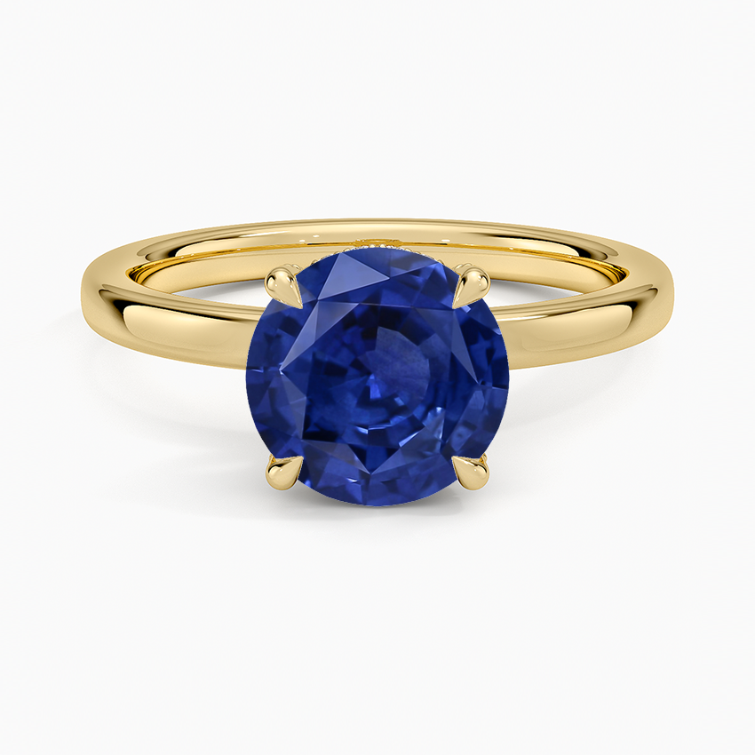 Sapphire Lumiere 2mm Diamond Ring (1/8 ct. tw.) in 14K Yellow Gold