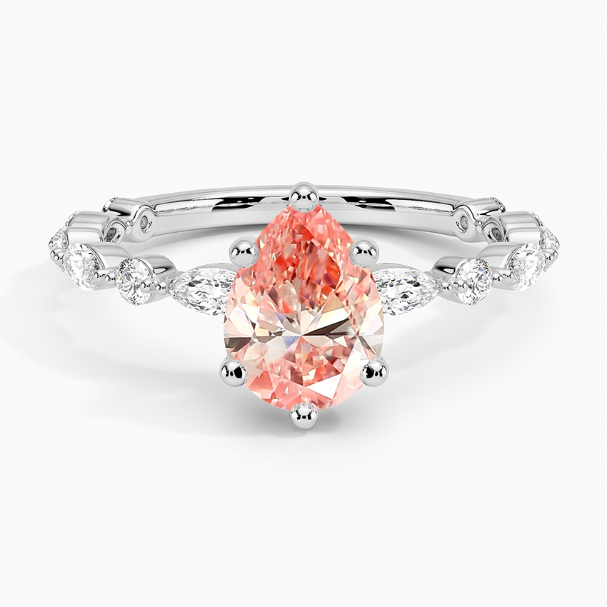 Alternating Marquise and Round Diamond Setting, Luxe Versailles