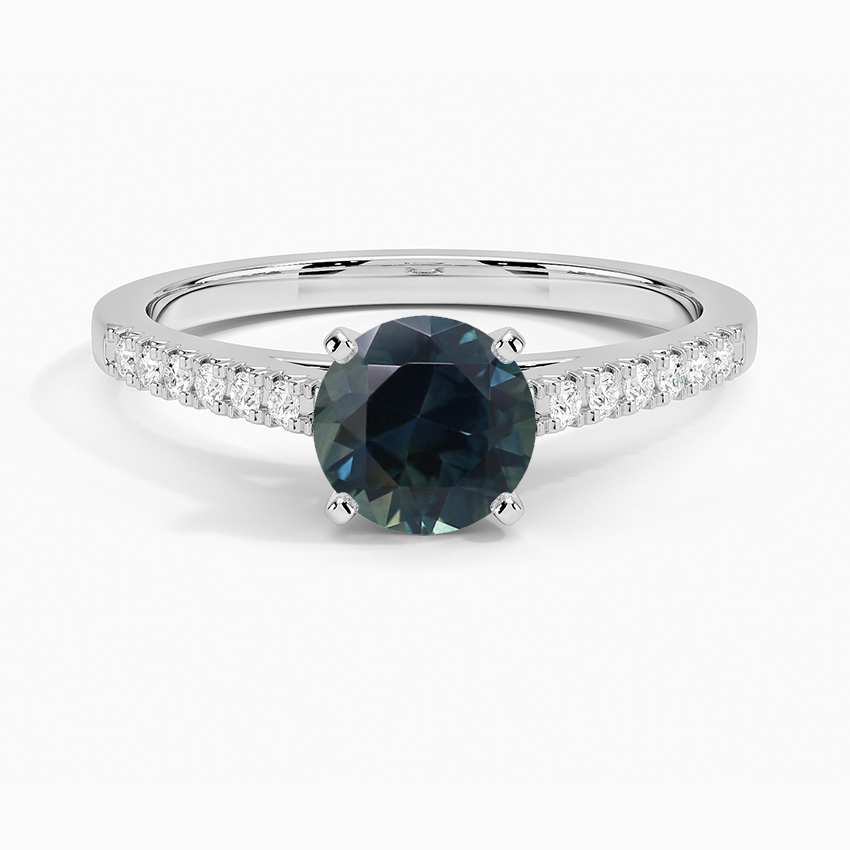 Sapphire Sonora Diamond Ring in 18K White Gold
