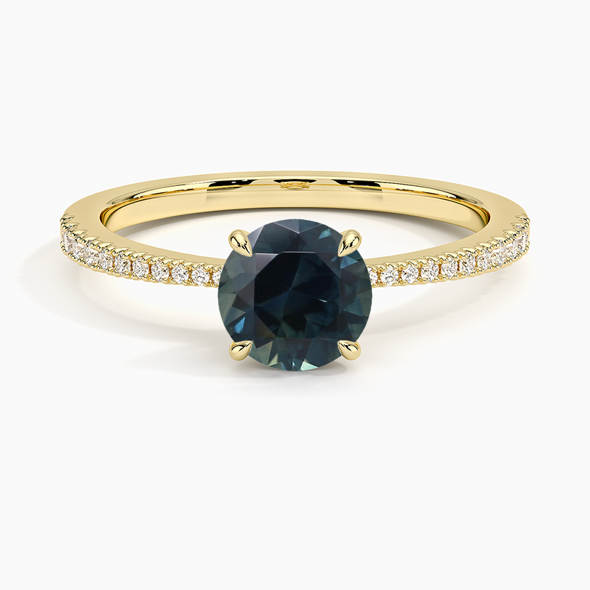 Sapphire Elena Diamond Ring in 18K Yellow Gold