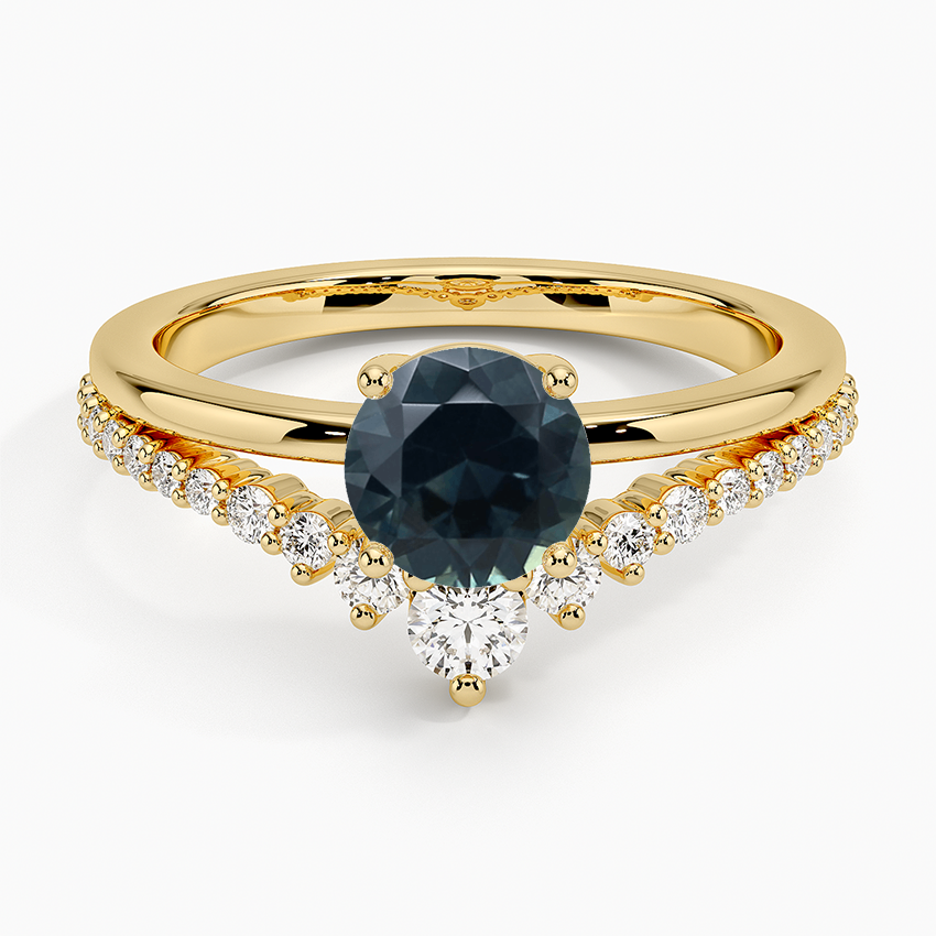 Sapphire Bianca Split Shank Diamond Ring (1/3 ct. tw.) in 18K Yellow Gold