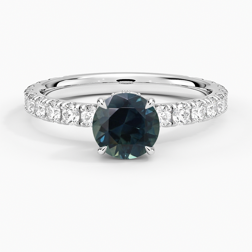 Sapphire Grand Perfect Fit Three-Quarter Diamond Ring in 18K White Gold