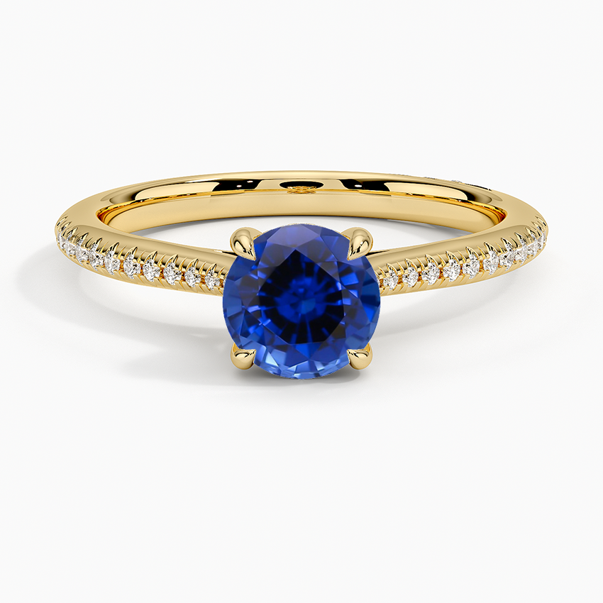 Sapphire Tacori Founder's Diamond Ring in 18K Yellow Gold