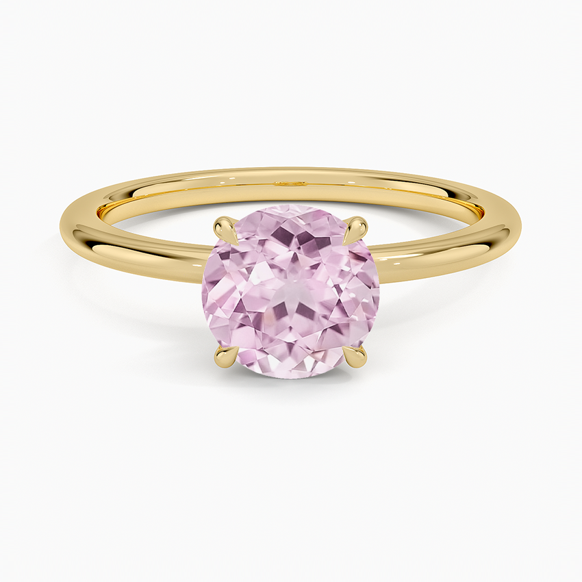 Lab Grown Sapphire 1.5mm Elodie Ring in 18K Yellow Gold