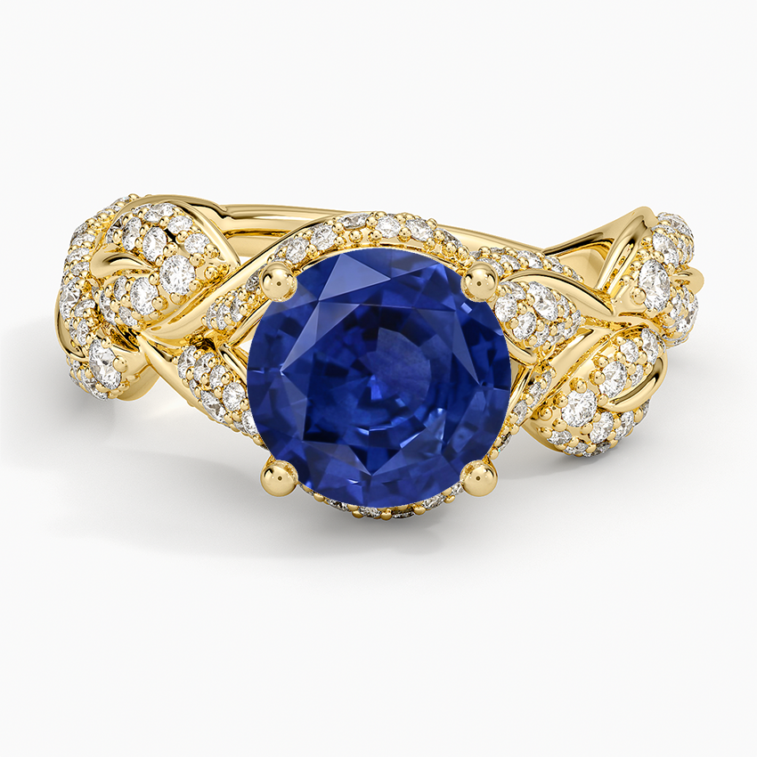 Sapphire Olivia Diamond Ring (1 ct. tw.) in 14K Yellow Gold