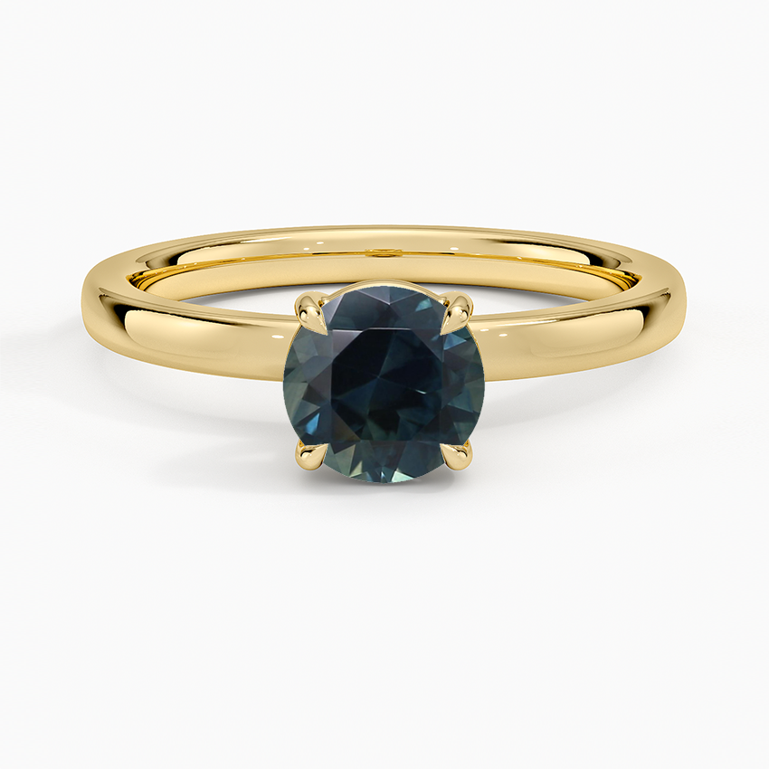 Sapphire Fairmined Perfect Fit Solitaire 2mm Ring in 18K Yellow Gold