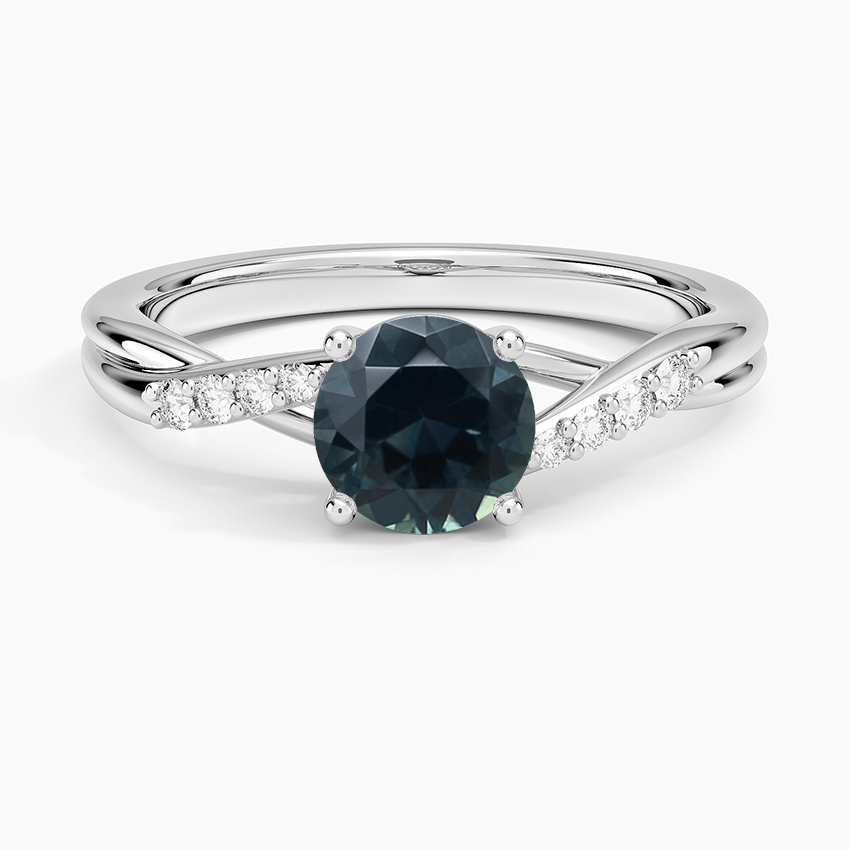 Sapphire Chamise Diamond Ring (1/15 ct. tw.) in 14K White Gold