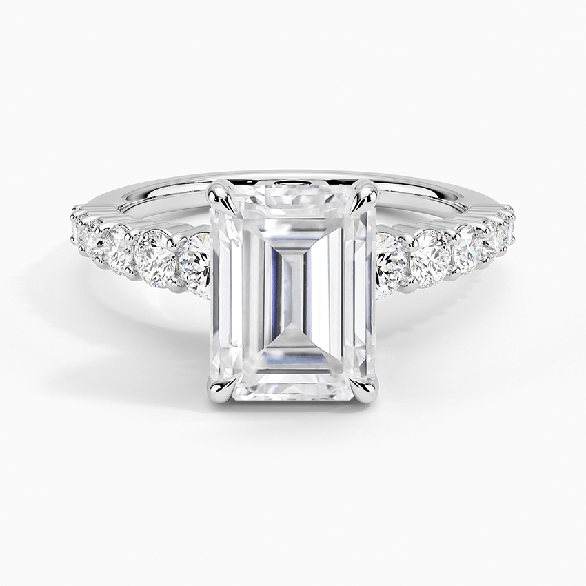 Moissanite Luciana Diamond Ring (1/2 ct. tw.) in Platinum