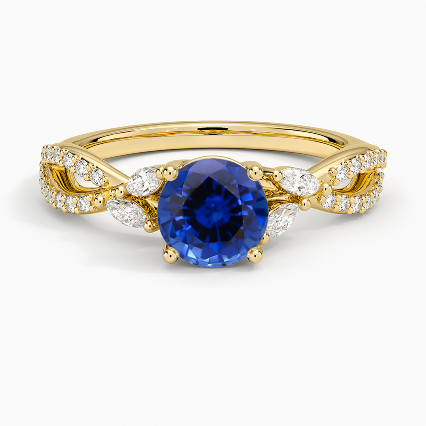 Sapphire Luxe Willow Diamond Ring (1/4 ct. tw.) in 18K Yellow Gold