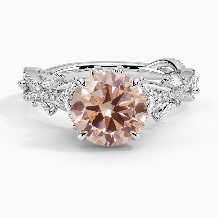 Luxe Winding Vine Engagement Ring, Secret Garden