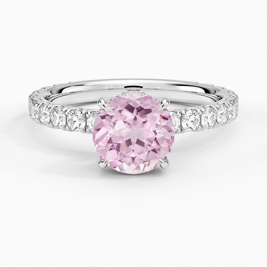 Lab Grown Sapphire Grand Perfect Fit Three-Quarter Diamond Ring in 18K White Gold