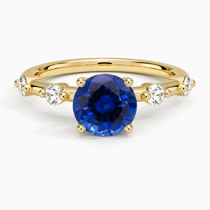 Sapphire Aimee 1.7mm Diamond Ring in 18K Yellow Gold