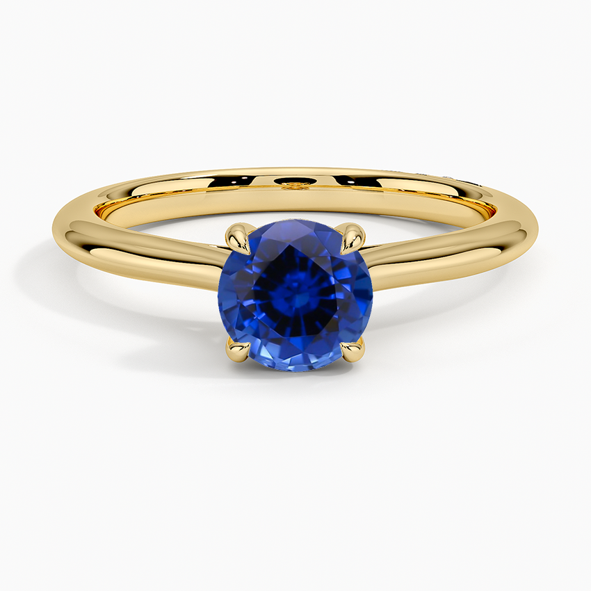 Sapphire Tacori Founder's Petite Diamond Ring in 18K Yellow Gold