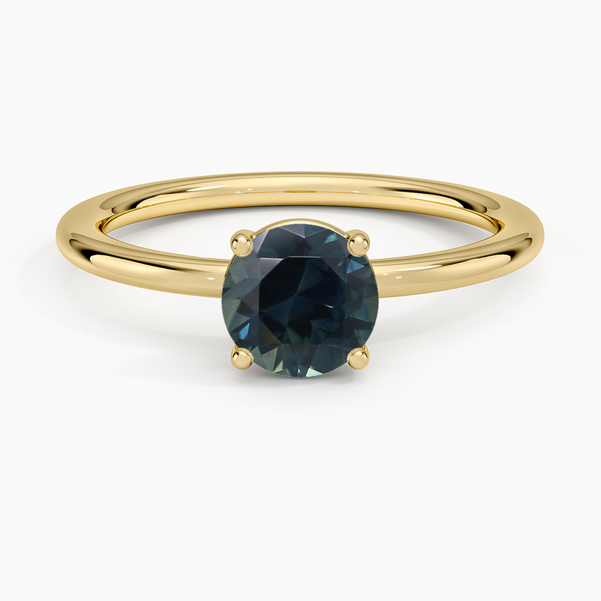 Sapphire Gwen Perfect Fit Solitaire Ring in 18K Yellow Gold