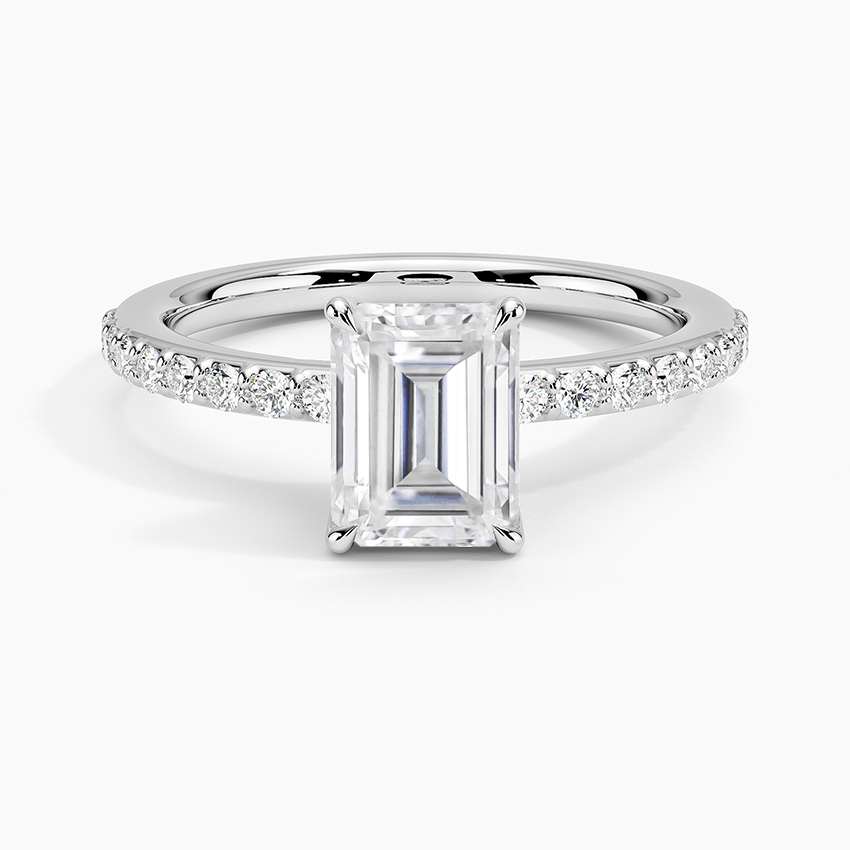 Diamond Accented Engagement Ring | Luxe Elodie | Brilliant Earth