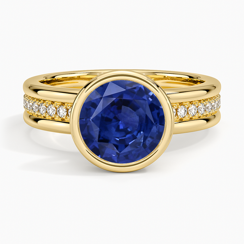 Sapphire Sofia Triple Band Diamond Ring (1/4 ct. tw.) in 14K Yellow Gold