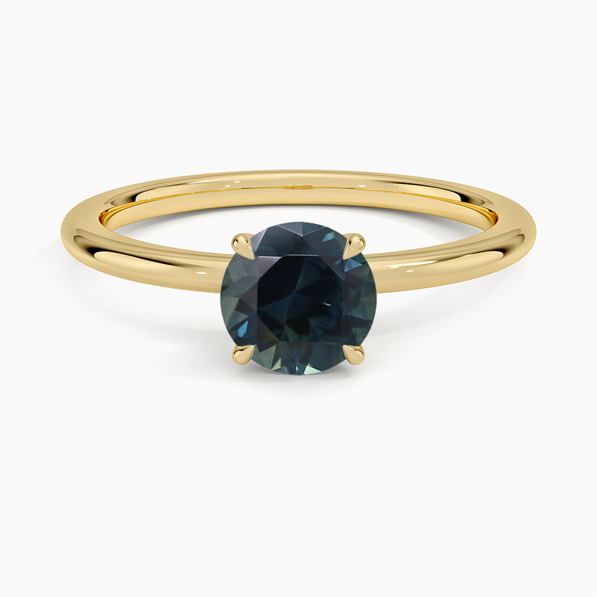 Sapphire Petite Elodie 1.5mm Ring in 18K Yellow Gold