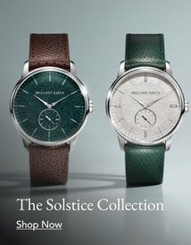 Two stainless steel watches from The Solstice Collection.