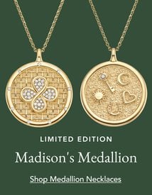Exclusive gold medallion inspired by Madison Keys.