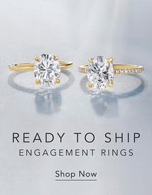 Ready to ship engagement rings.