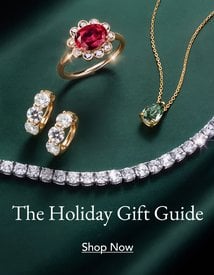 Assortment of diamond and gemstone fine jewelry, perfect for holiday gifting.