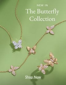 Diamond fine jewelry pieces from the Butterfly Collection.