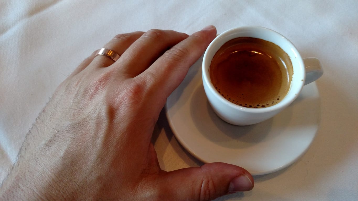 Oval diamond ring on hand