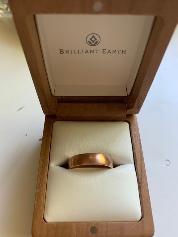 Oval diamond ring on hand