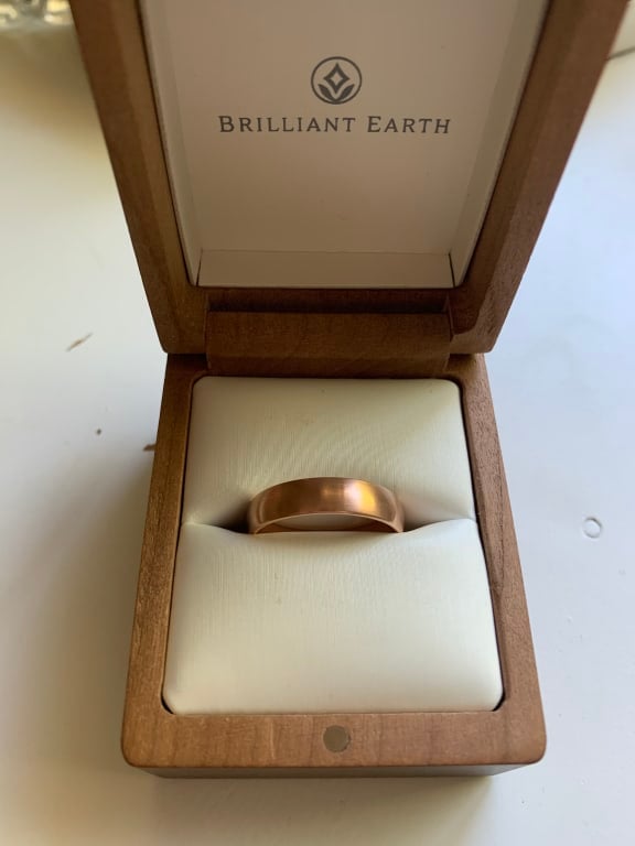 Oval diamond ring on hand