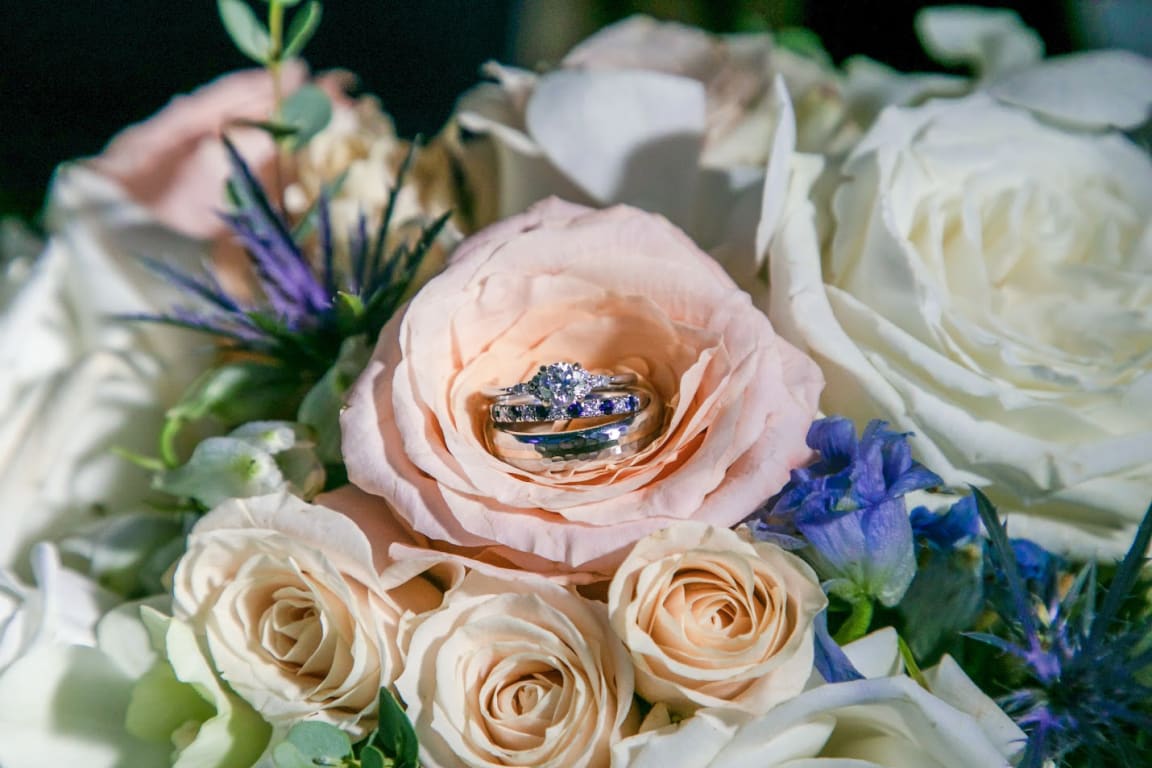 Oval diamond ring on hand