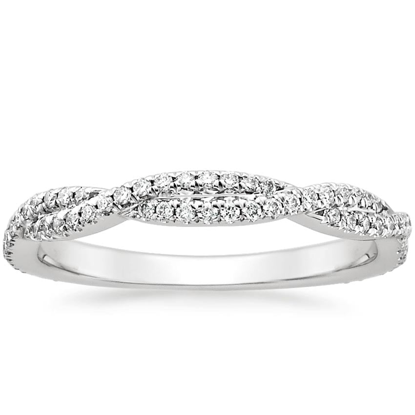 Rose gold diamond engagement ring with surprise diamond details