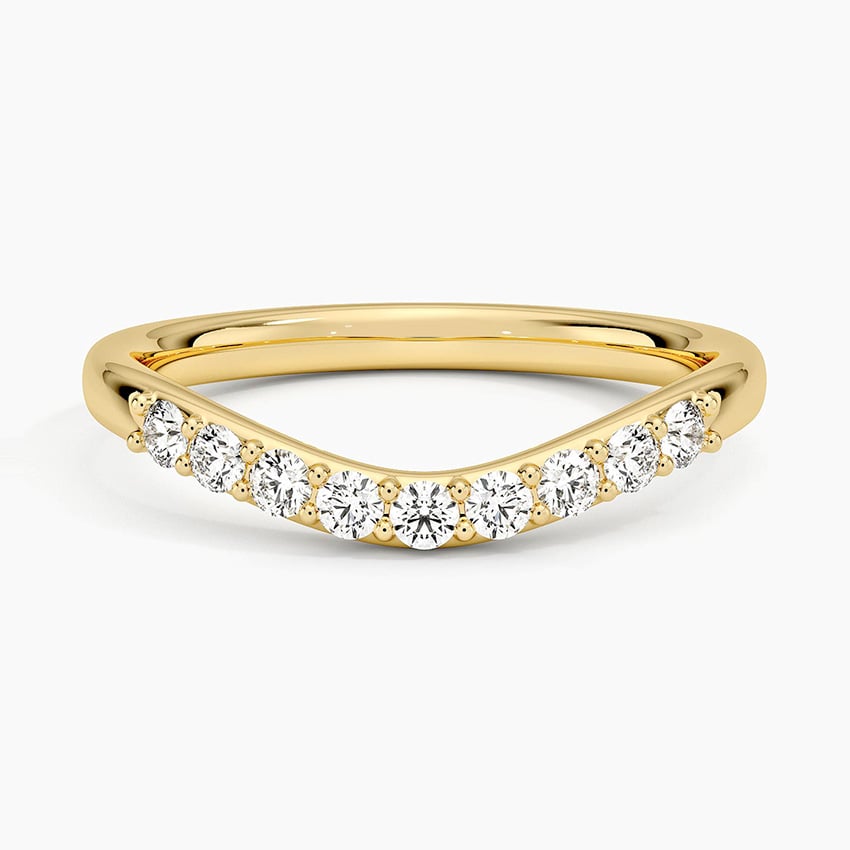 Rose gold diamond engagement ring with surprise diamond details