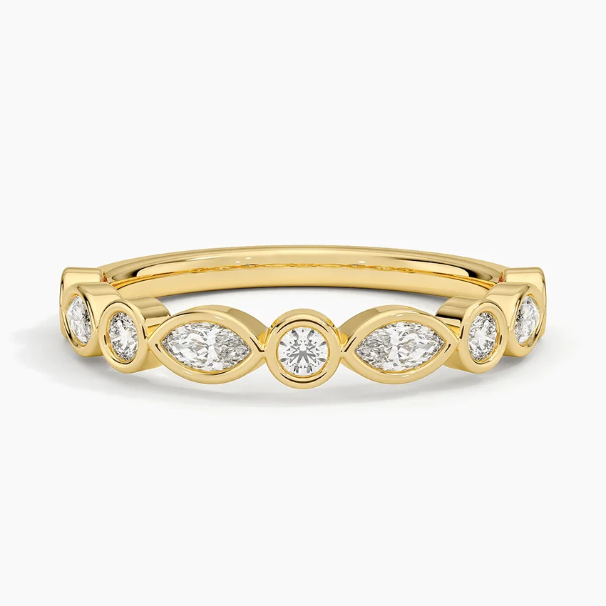 Rose gold diamond engagement ring with surprise diamond details