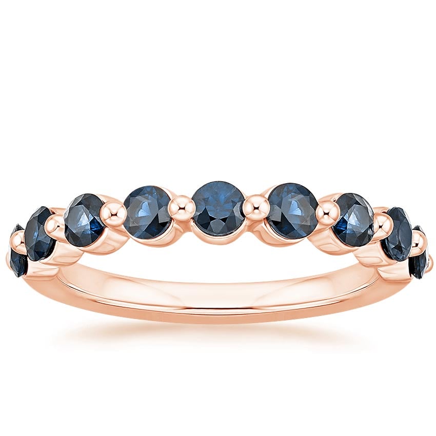 Rose gold diamond engagement ring with surprise diamond details