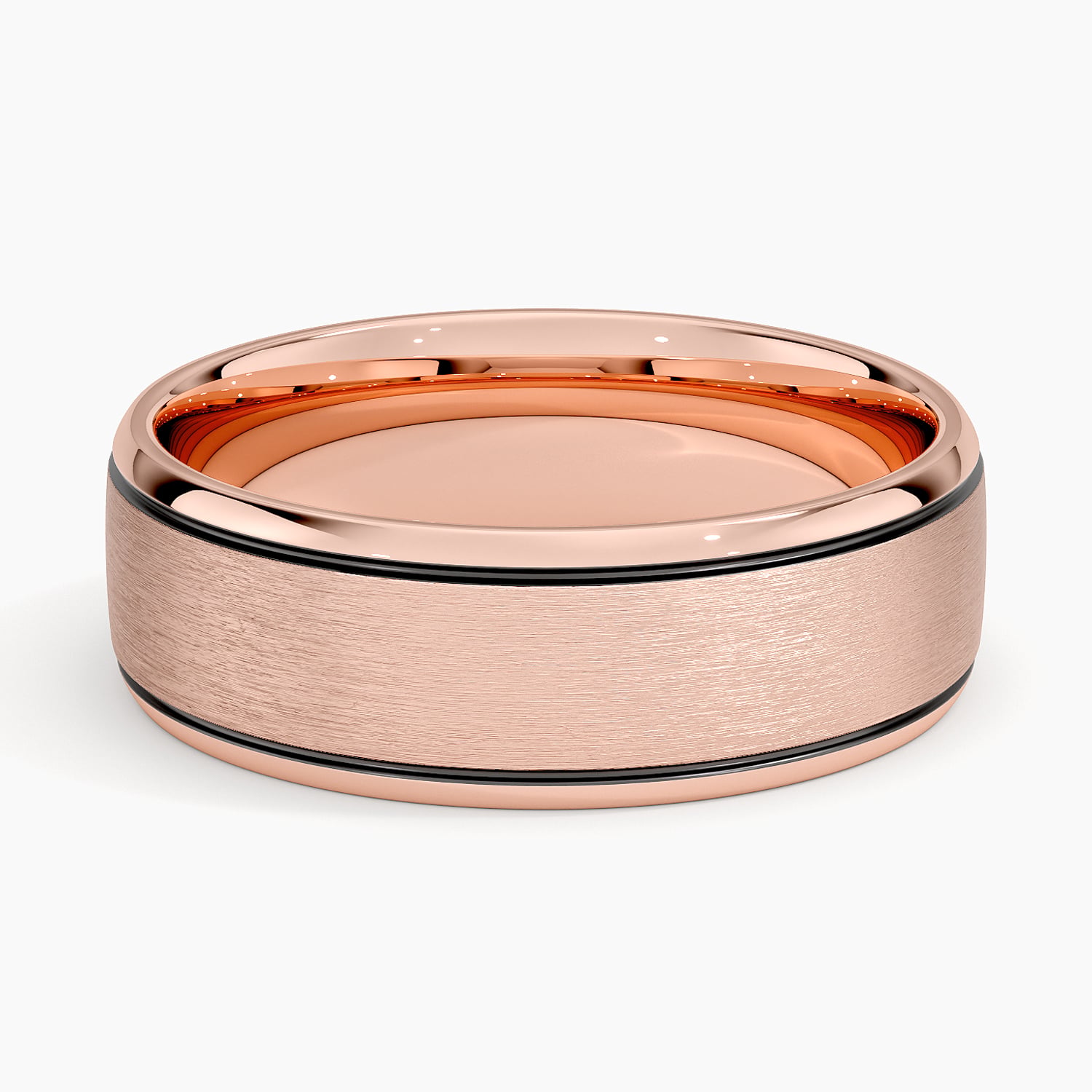 Rose gold diamond engagement ring with surprise diamond details
