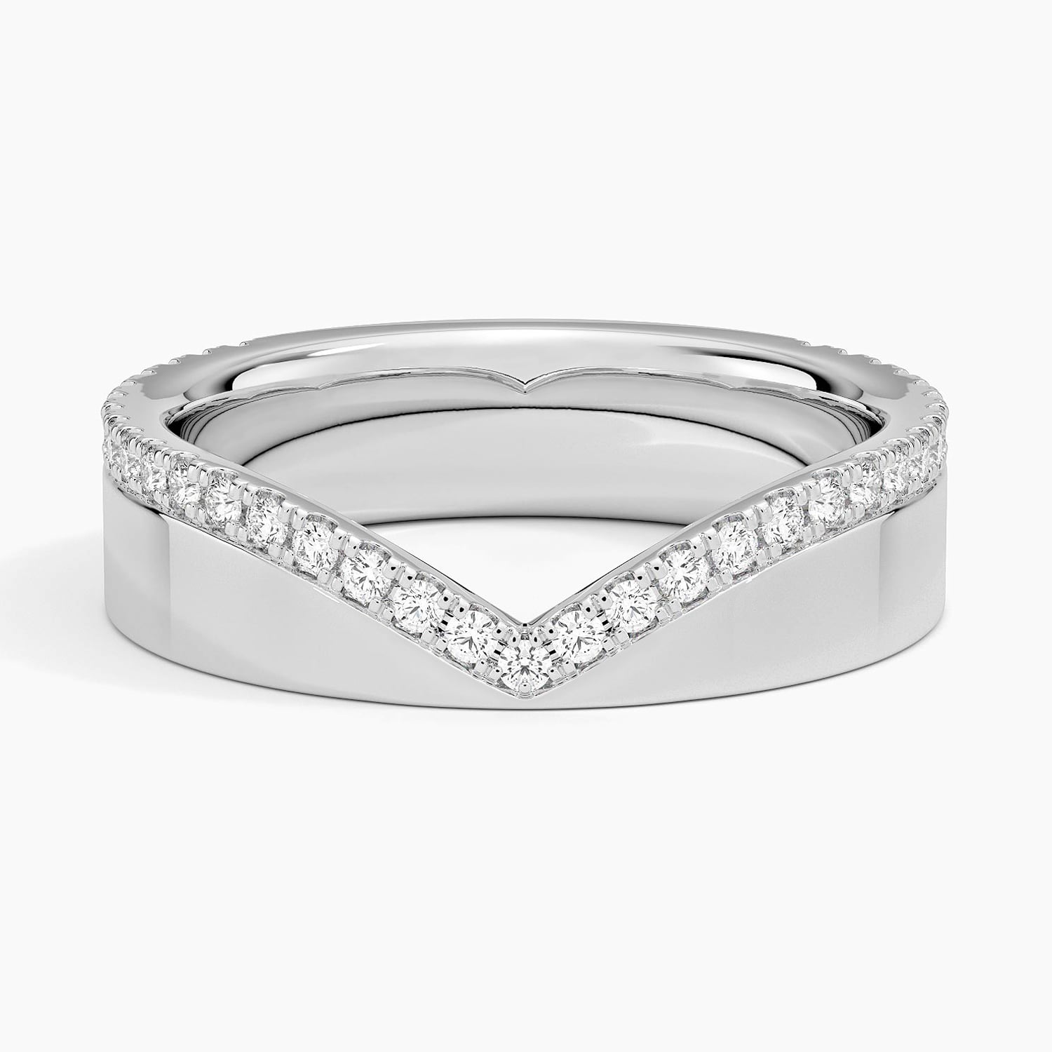 Rose gold diamond engagement ring with surprise diamond details