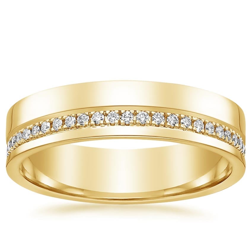Rose gold diamond engagement ring with surprise diamond details